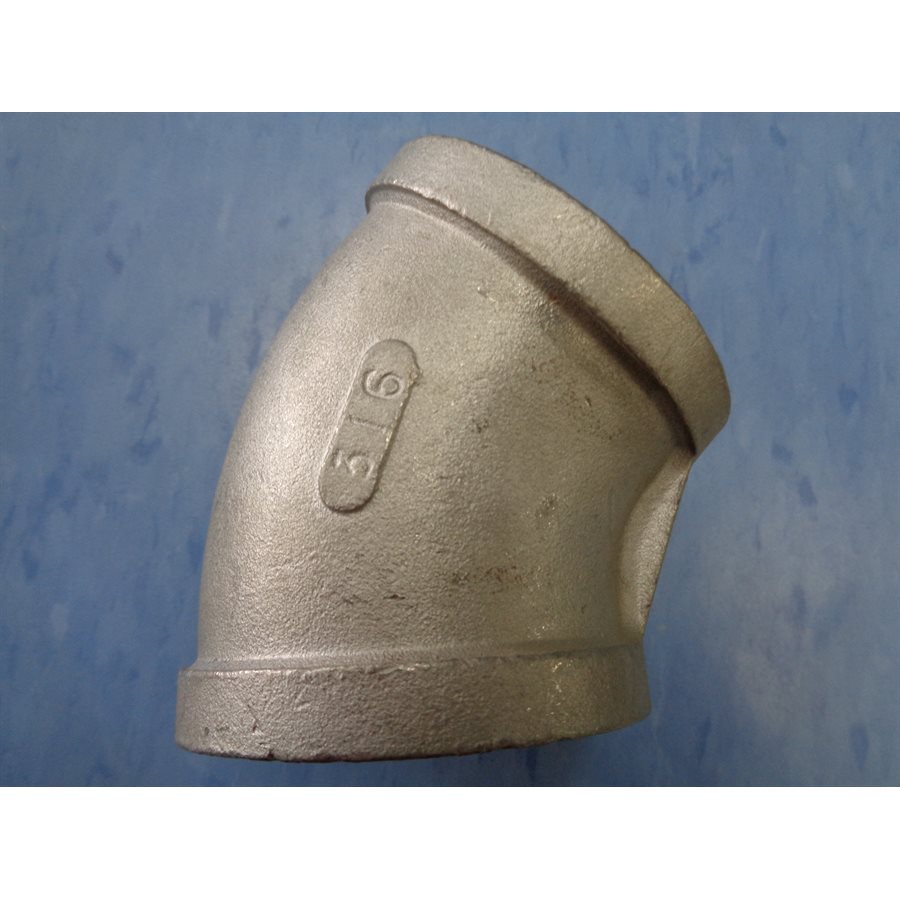 Coude Robuste En Acier Inoxydable à 90 Degrés Pour Pot D'échappement