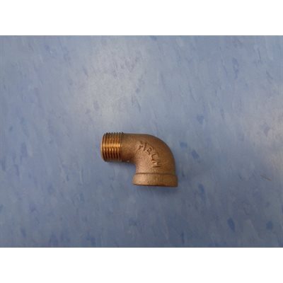COUDE 90° 1 / 2" MÂLE X FEMELLE LAITON