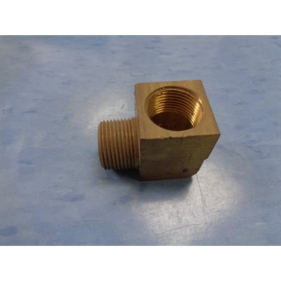 COUDE 90° CARRÉ 3 / 4" MÂLE X FEMELLE LAITON