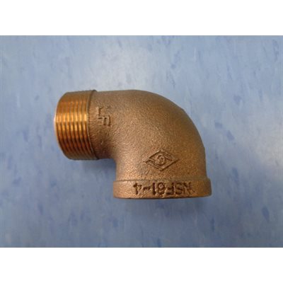 COUDE 90° 1 1 / 4" MÂLE X FEMELLE LAITON