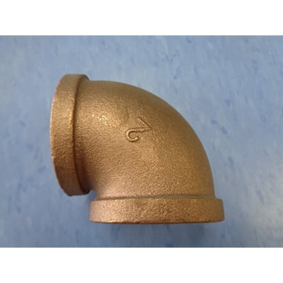 COUDE 90° 2" LAITON