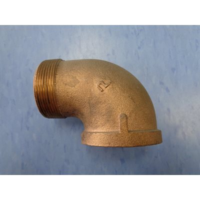 COUDE 90° 2" MÂLE X FEMELLE LAITON