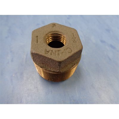 BUSHING RÉDUITE 1" X 1 / 4" LAITON