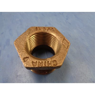 BUSHING RÉDUITE 1" X 3 / 4" LAITON