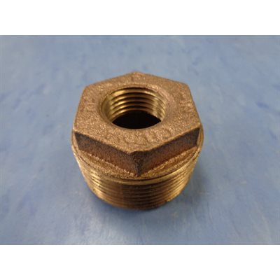 BUSHING RÉDUITE 1 1 / 4" X 1 / 2" LAITON