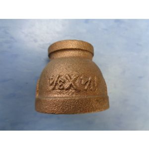 MANCHON RÉDUIT 1 1 / 4" X 3 / 4" LAITON