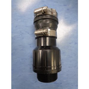 CLAPET ANTI-RETOUR POUR POMPE D'ÉVACUATION 1 1 / 2" M. X 1 1 / 2
