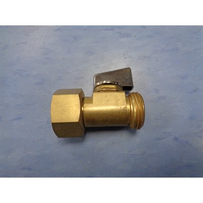 SOUPAPE À BILLE 3 / 4" MÂLE X FEMELLE HOSE À JARDIN