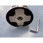 BEC DE BAIN 1 / 2" SLIP CHROME AVEC INVERSEUR