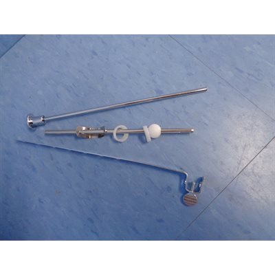 TIGE ET BRIDE CHROME POUR BONDE AUTOMATIQUE