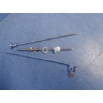 TIGE ET BRIDE CHROME POUR BONDE AUTOMATIQUE