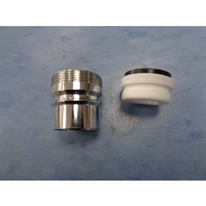 RACCORD D'AÉRATEUR CHROME X CONNECTEUR POUR LAVE-VAISELLE