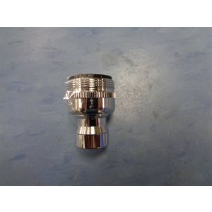 RACCORD D'AÉRATEUR CHROME X RACCORD RAPIDE MÂLE