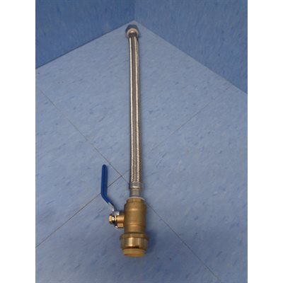 VALVE 3 / 4" PUSH-FIT AVEC TUY. FLEX. X 3 / 4'' FEMELLE POUR CH-
