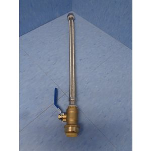 VALVE 3 / 4" PUSH-FIT AVEC TUY. FLEX. X 3 / 4'' FEMELLE POUR CH-