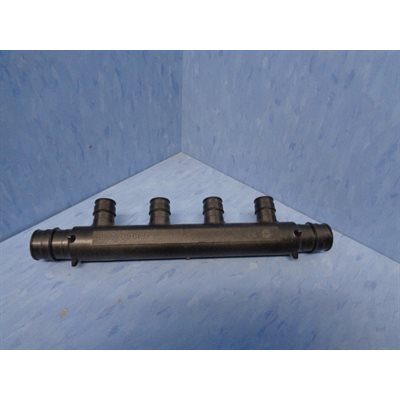 NOURRISSE 3 / 4" 4 SORTIES 1 / 2" AQUAPEX PLASTIQUE NOIR