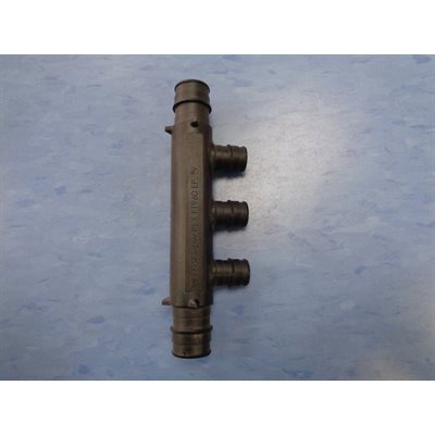 NOURRISSE 3 / 4" 3 SORTIES 1 / 2" AQUAPEX PLASTIQUE NOIR