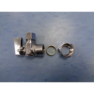VALVE 90° 1 / 2" COMP X 3 / 8" COMP.